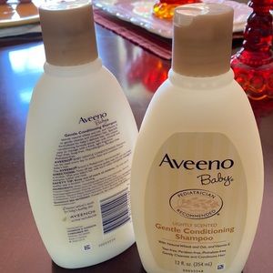 Aveeno Baby Gentle Conditioning Shampoo Pediatrician Recommended 12 fl oz. X 2